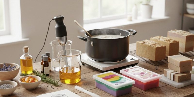 Процесът на създаване на ръчно изработен сапун